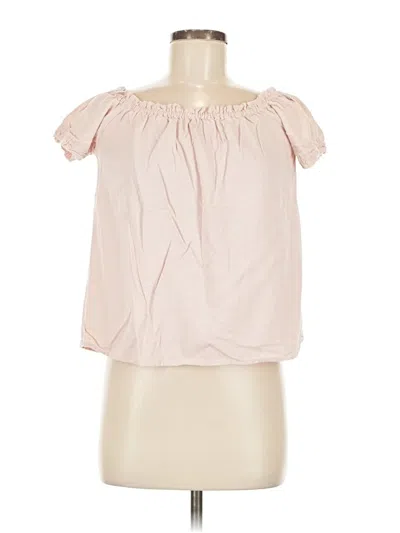 Pre-owned Vero Moda Tank Top Pink Off The Shoulder Neckline Tops