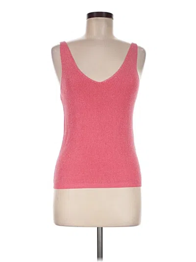 Pre-owned Vero Moda Tank Top Pink Sweetheart Neckline Tops