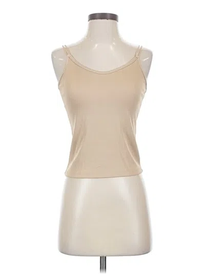 Pre-owned Vero Moda Tank Top Tan Halter Neckline Tops