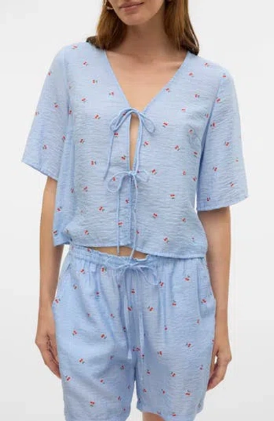 Vero Moda Tie Front Top