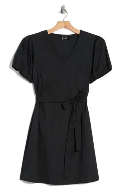 Vero Moda Tie Waist Dress In Black
