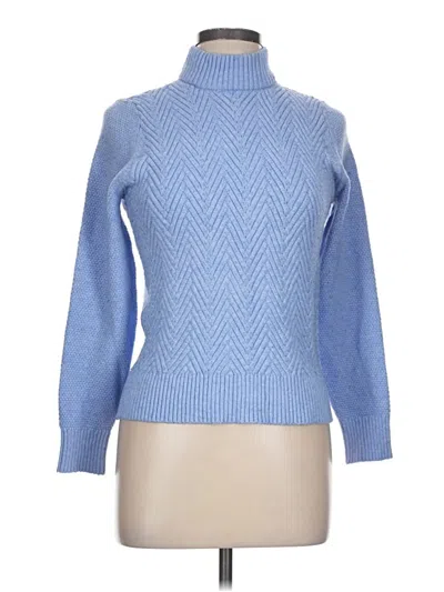 Pre-owned Vero Moda Turtleneck Sweater In Blue