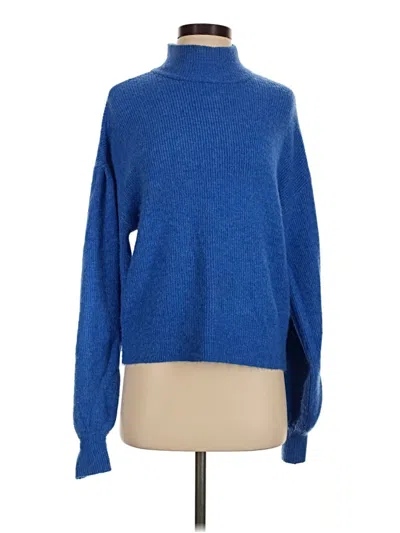 Pre-owned Vero Moda Turtleneck Sweater In Blue
