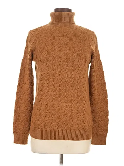 Pre-owned Vero Moda Turtleneck Sweater In Brown