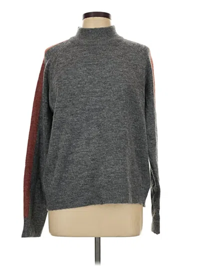 Pre-owned Vero Moda Turtleneck Sweater In Gray