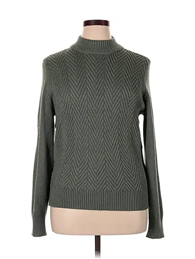 Pre-owned Vero Moda Turtleneck Sweater In Green