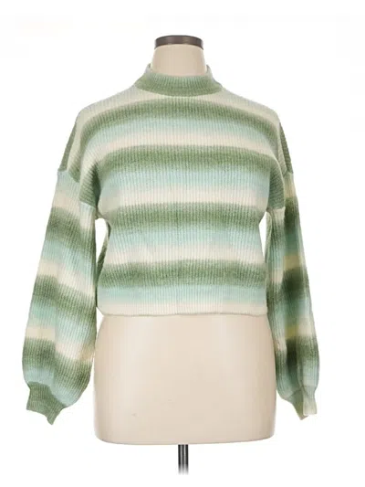 Pre-owned Vero Moda Turtleneck Sweater In Green