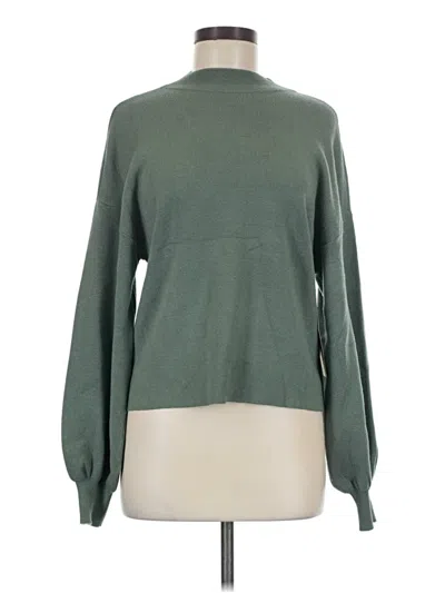 Pre-owned Vero Moda Turtleneck Sweater In Green