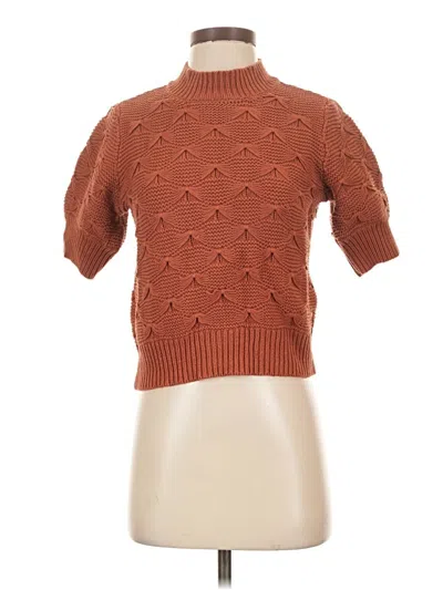 Pre-owned Vero Moda Turtleneck Sweater In Orange