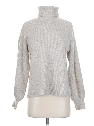 Pre-owned Vero Moda Turtleneck Sweater In Silver