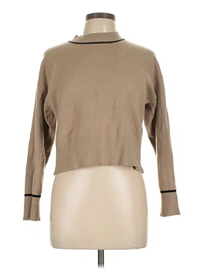 Pre-owned Vero Moda Turtleneck Sweater In Tan