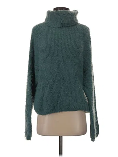 Pre-owned Vero Moda Turtleneck Sweater In Teal