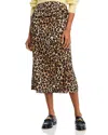 Vero Moda Maxi Skirt With Split In Leopard Print-multi In Tigers Eye