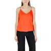 Vero Moda Red Viscose Tank Top In Red