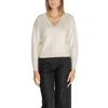 Vero Moda White Viscose Sweater In White
