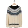 Vero Moda Visti Fair Isle Pullover Sweater In Neutral