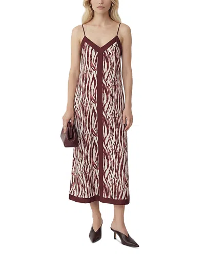 Vero Moda Vmdenise Singlet Ankle Dress In Animal Print