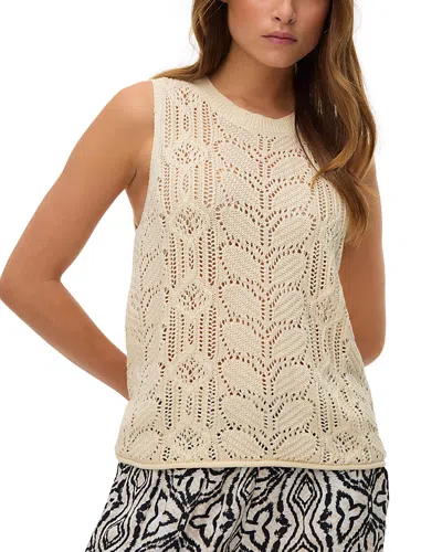 Vero Moda Vmmisty Marina Sl O Neck Top In Multi