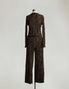 Vero Moda Wilhelmina Pants In Tiger Print