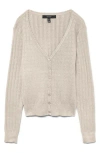 Vero Moda Willow Scallop Cardigan In Brown