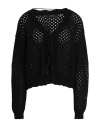 Vero Moda Woman Cardigan Black Size L Organic Cotton