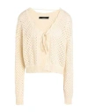 Vero Moda Woman Cardigan Cream Size Xl Organic Cotton In White
