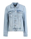 Vero Moda Woman Denim Outerwear Blue Size S Cotton, Polyester In Blue