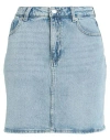 Vero Moda Woman Denim Skirt Blue Size M Cotton, Recycled Cotton, Elastane In Blue
