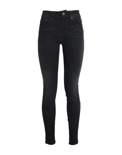 VERO MODA VERO MODA WOMAN JEANS BLACK SIZE XS-32L ORGANIC COTTON, COTTON, ELASTOMULTIESTER, ELASTANE