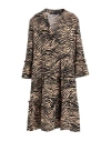 Vero Moda Woman Mini Dress Beige Size Xl Livaeco By Birla Cellulose