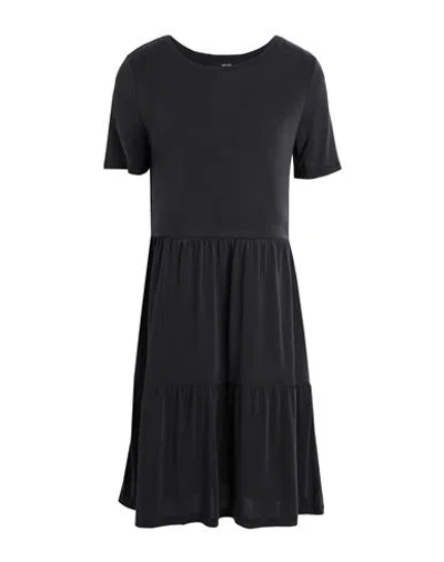Vero Moda Woman Mini Dress Steel Grey Size Xl Tencel Modal, Polyester