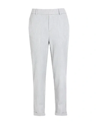 Vero Moda Woman Pants Light Grey Size L-32l Polyester, Viscose, Elastane