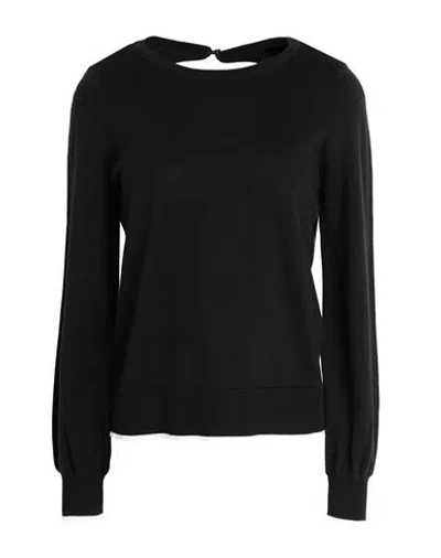 Vero Moda Woman Sweater Black Size L Cotton, Nylon