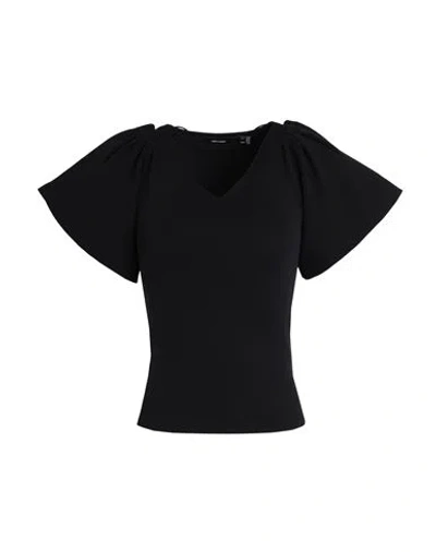 Vero Moda Woman Sweater Black Size Xl Polyester