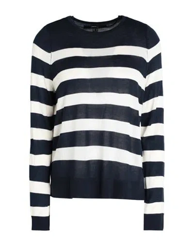 Vero Moda Woman Sweater Navy Blue Size L Acrylic, Liva Reviva By Birla Cellulose