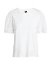 Vero Moda Woman T-shirt White Size Xl Organic Cotton