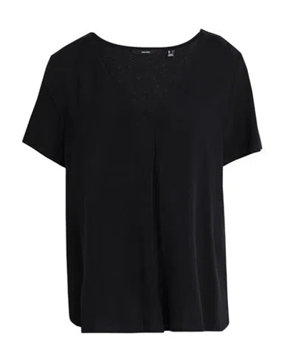 Vero Moda Woman Top Black Size Xs Viscose, Polyester