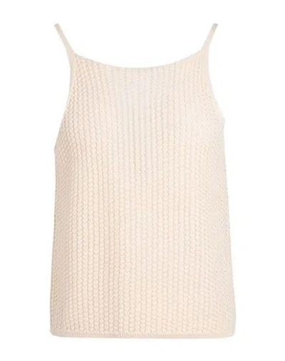 Vero Moda Woman Top Cream Size Xl Cotton In White