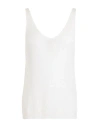 Vero Moda Woman Top Off White Size L Ecovero Viscose, Acrylic, Cotton