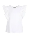 Vero Moda Woman Top White Size Xl Organic Cotton In White