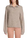 Vero Moda Women's Awsome Drop Shoulder Pullover In Moon Rock