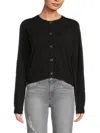 Vero Moda Women's Crewneck Cardigan In Navy Blaze