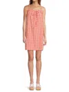 Vero Moda Women's Othea Checked Sheath Minidress
