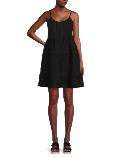 Vero Moda Women's Pretty Tiered Cotton Minidress