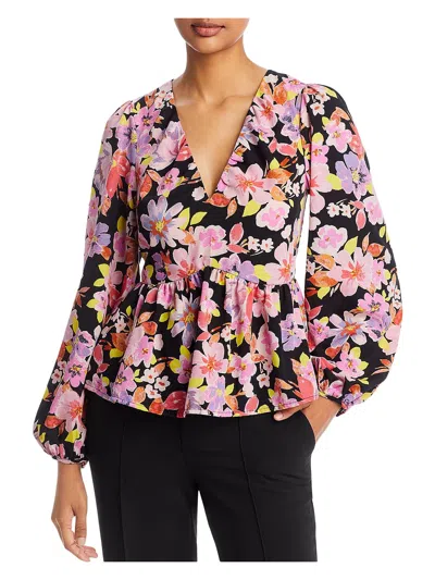 Vero Moda Womens Floral Print Polyester Blouse In Multi