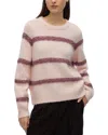 Vero Moda Zada Oversize Stripe Sweater In Pink