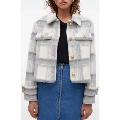 Vero Moda Zilja Short Jacket In Gray