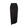 Veroni Swim Women's Black Onyx Sarong Skirt In Black