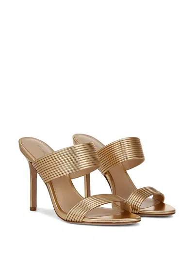 Veronica Beard 100mm Asha Mignon Sandals In Animal Print