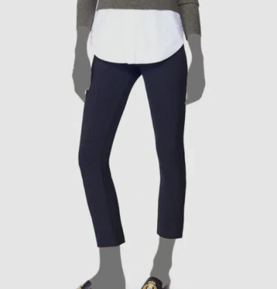 Pre-owned Veronica Beard $298  Women's Black High-rise Cropped Scuba Pants Size 18